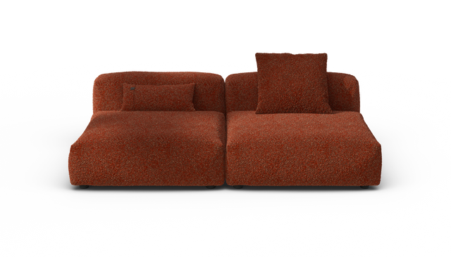 vetsak | Sofa Set 01 Large - Nub - Sienna | Modular Sofa | 3.5 Seater
