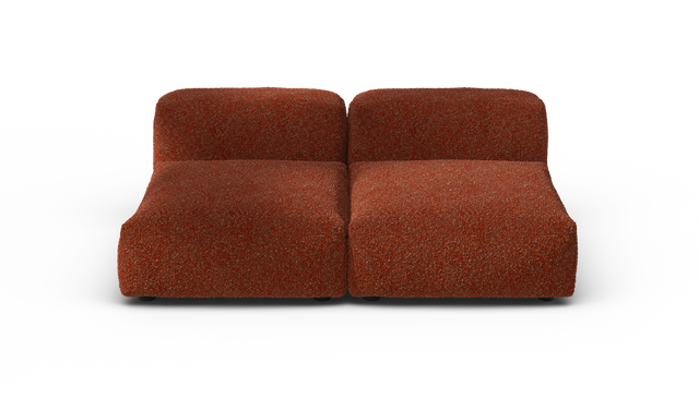 vetsak | Sofa Set 01 Medium - Nub - Sienna | Modular Sofa | 2.5 Seater