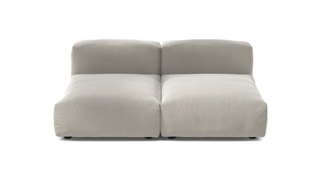 vetsak | Sofa Set 01 Medium - Suave - Clay | Modular Sofa | 2.5 Seater