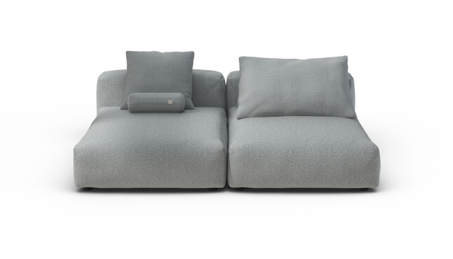 vetsak | Sofa Set 01 XLarge - Ridge - Limestone | Modular Sofa | 3.5 Seater