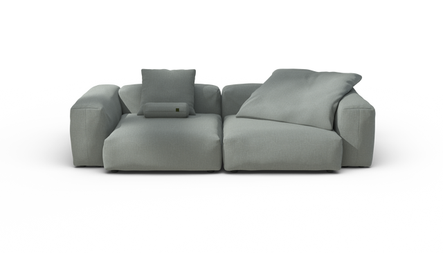 vetsak | Sofa Set 02 Large - Breeze - Sage | Modular Sofa | 3.5 Seater | Big Sofa