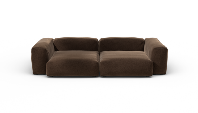 vetsak | Sofa Set 02 Large - Pebble - Umber | Modular Sofa | 3.5 Seater | Big Sofa