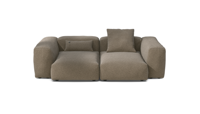 vetsak | Sofa Set 02 Medium - Loop Loop - Taupe | Modular Sofa | 2.5 Seater | Big Sofa