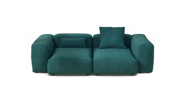 vetsak | Sofa Set 02 Medium - Pique - Cedar | Modular Sofa | 2.5 Seater | Big Sofa