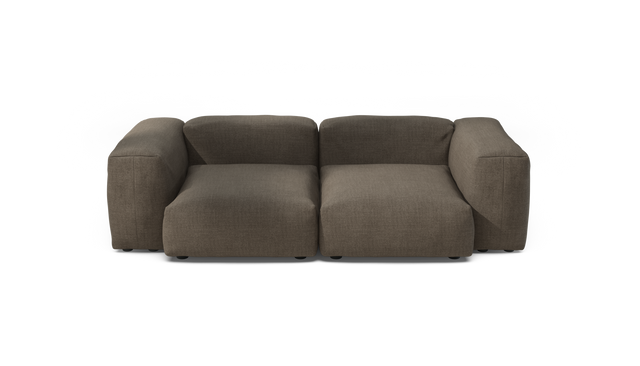 vetsak | Sofa Set 02 Medium - Pique - Taupe | Modular Sofa | 2.5 Seater | Big Sofa