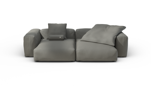vetsak | Sofa Set 02 XLarge - Terrain - Flint | Modular Sofa | 3.5 Seater | Big Sofa
