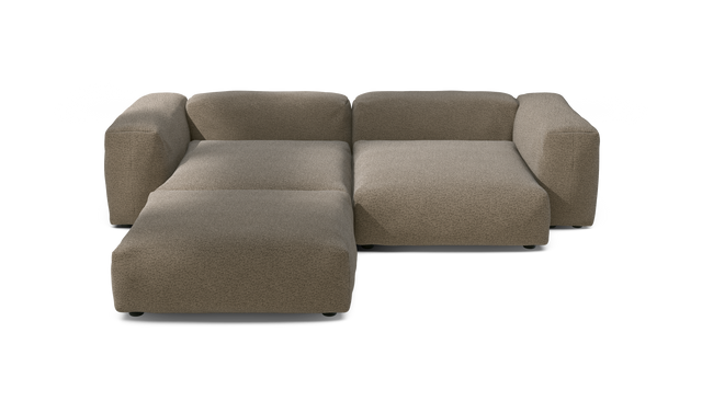 vetsak | Sofa Set 03 - Loop Loop - Taupe | Modular Sofa | 3.5 Seater | Big Sofa | Corner Sofa