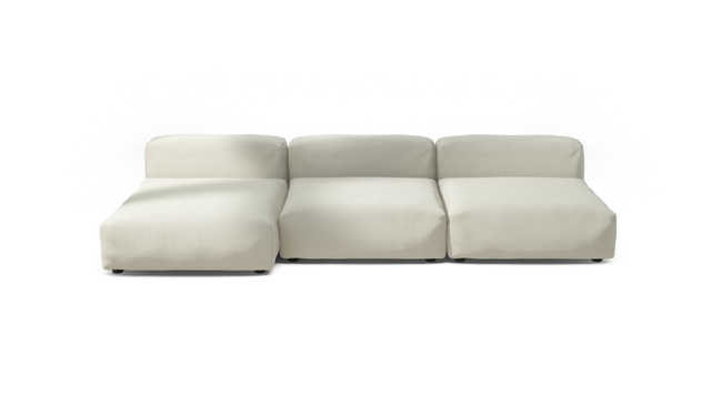 vetsak | Sofa Set 04 - Pique - Creme | Modular Sofa | 5 Seater | Big Sofa