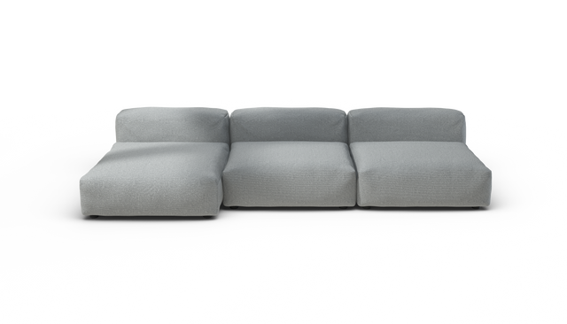 vetsak | Sofa Set 04 - Ridge - Limestone | Modular Sofa | 5 Seater | Big Sofa
