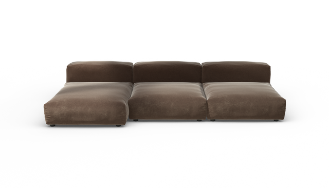 vetsak | Sofa Set 04 - Suave - Espresso | Modular Sofa | 5 Seater | Big Sofa