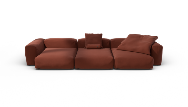 vetsak | Sofa Set 05 - Terrain - Saffron | Modular Sofa | 5 Seater | Big Sofa | Corner Sofa