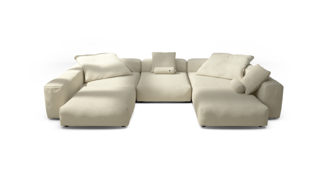 vetsak | Sofa Set 06 - Loop Loop - Duna | Modular Sofa | 6.5 Seater | Big Sofa | U-Shape | Corner Sofa