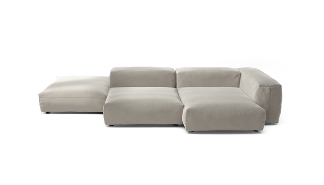 vetsak | Sofa Set 09 - The Island - Suave - Clay | Modular Sofa | 7 Seater | Sofa Island