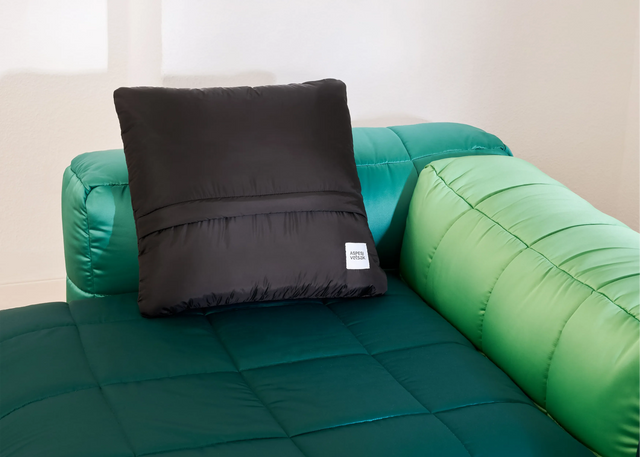 Big Pillow - Bricks - Raven - 60cm x 60cm