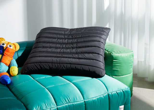 Jumbo Pillow - Block - Stripes Raven - 100cm x 100cm