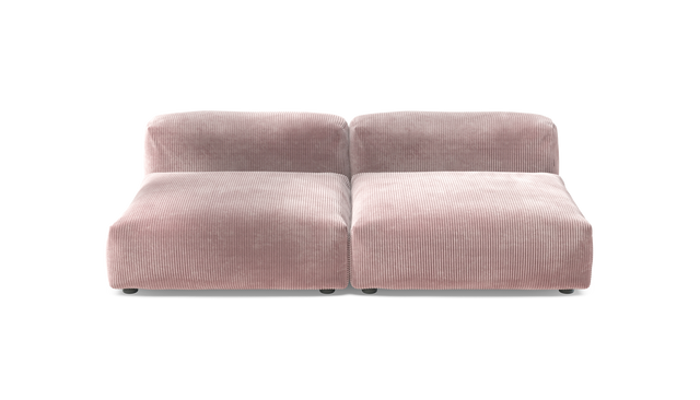 vetsak | Sofa Set 01 Large - Cord Velour - Blossom | Modular Sofa | 3.5 Seater