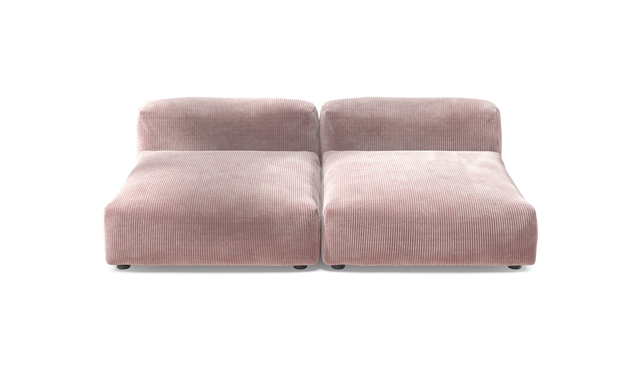 vetsak | Sofa Set 01 XLarge - Cord Velour - Blossom | Modular Sofa | 3.5 Seater
